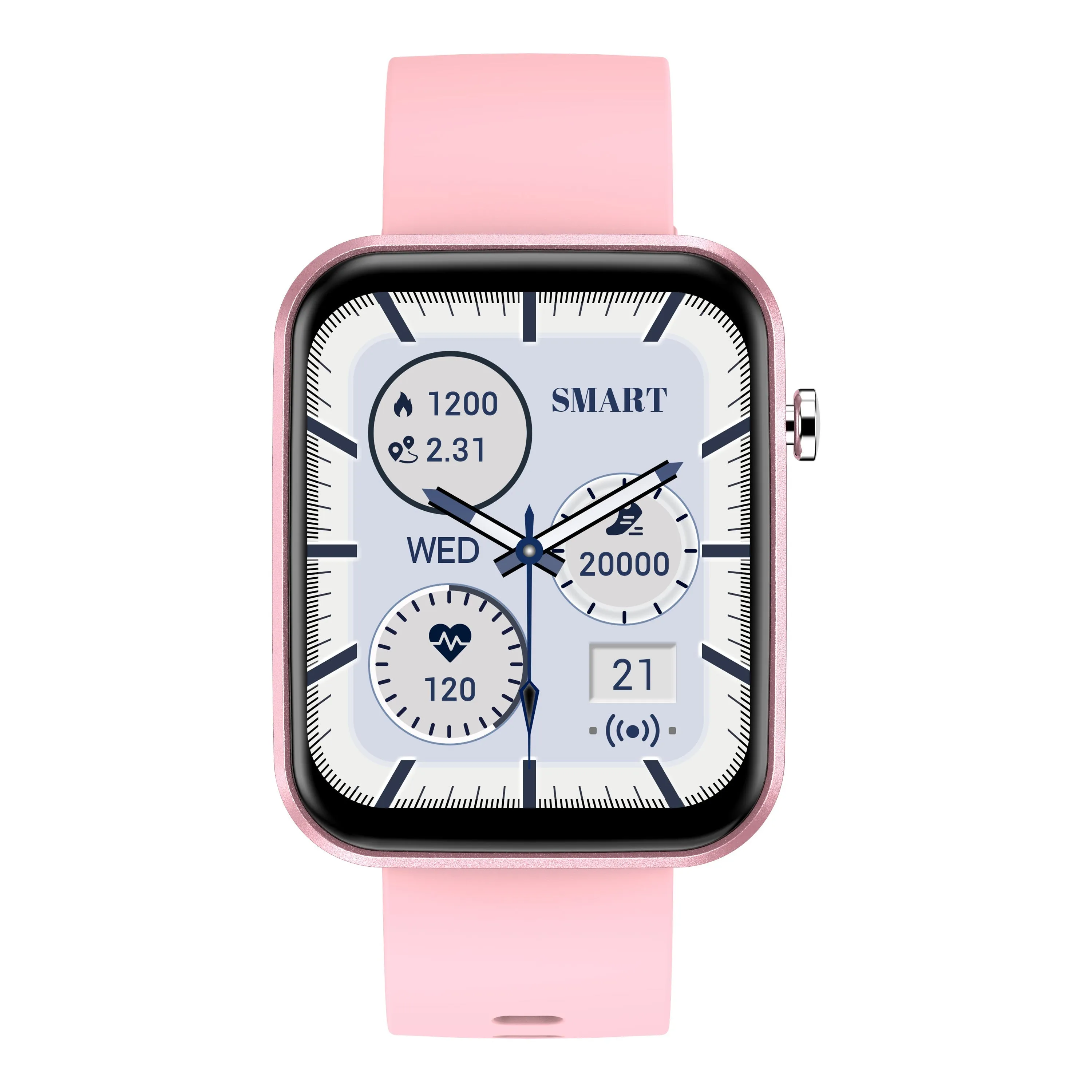 Smartwatch With Three Bands And Wellness   Activity Tracker