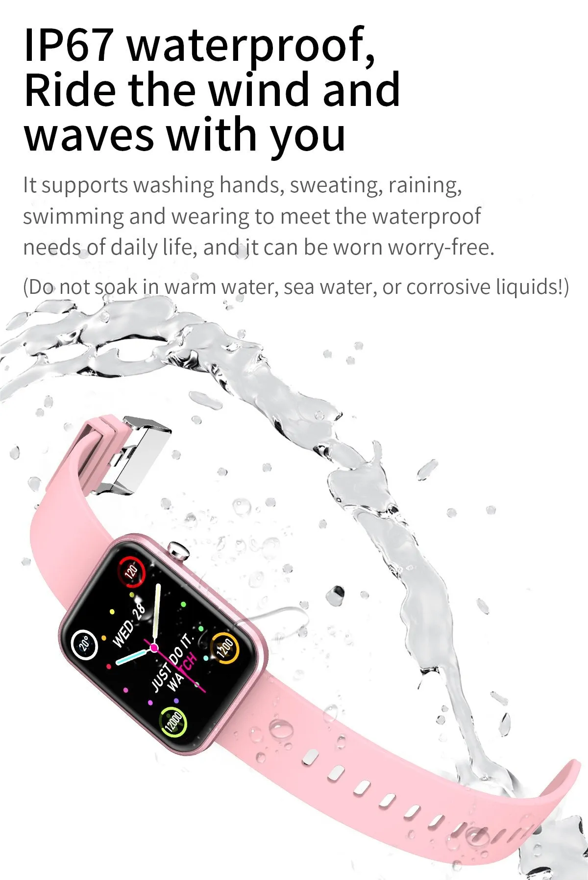 Smartwatch With Three Bands And Wellness   Activity Tracker