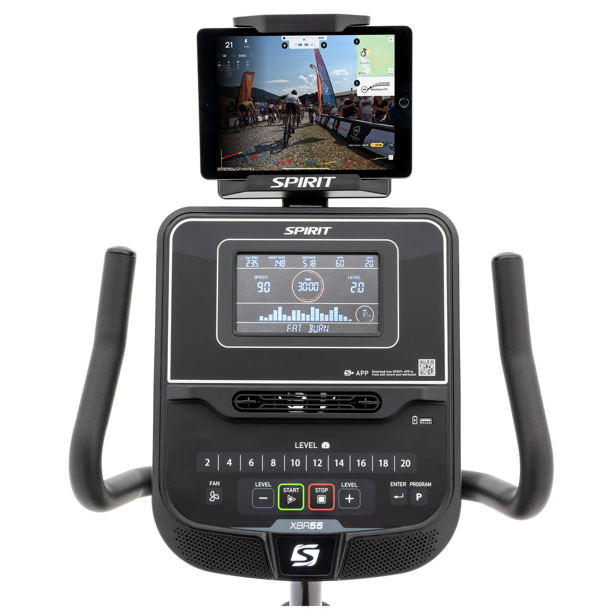 Spirit Fitness XBR55 Recumbent Bike