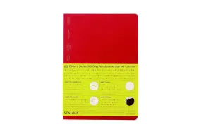 Stalogy 365Days Notebook - A5 - Grid - 368 Pages - Red