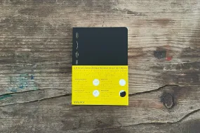 Stalogy 365Days Notebook - A6 - Grid - 368 Pages - Black