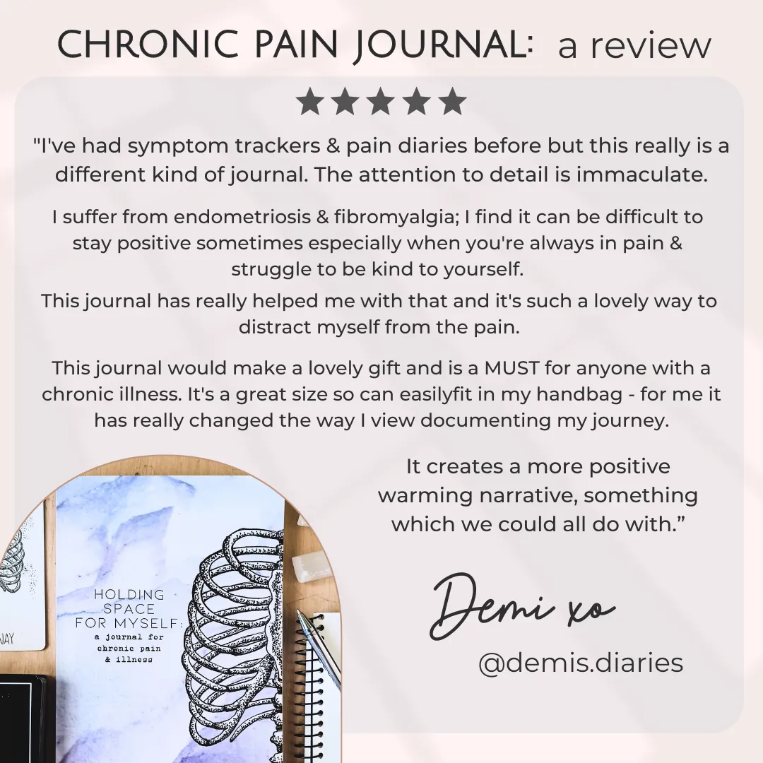 symptom tracker PDF: digital, printable medical journal | chronic pain   illness | spoonie, pots awareness, fibro, endo, disability pride