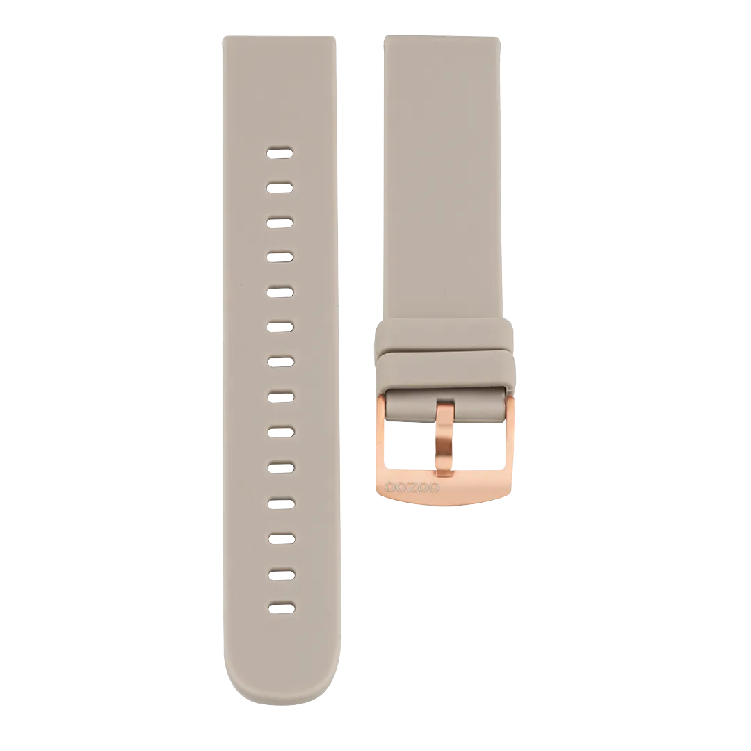 Taupe rubber strap