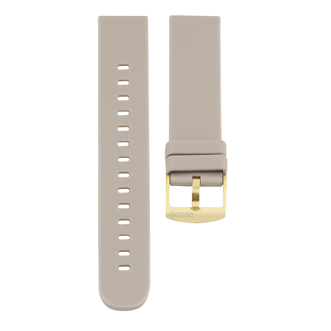 Taupe rubber strap