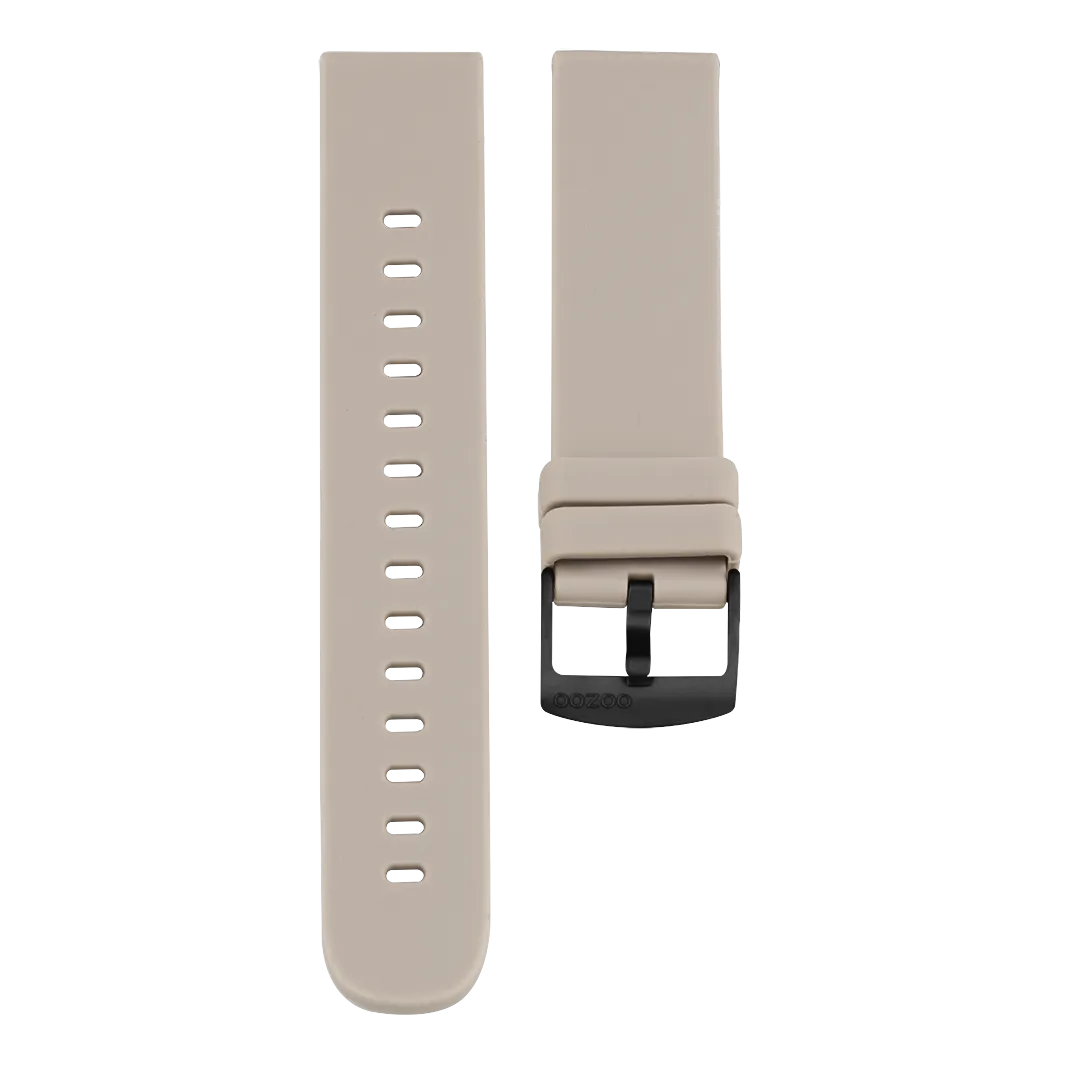 Taupe rubber strap