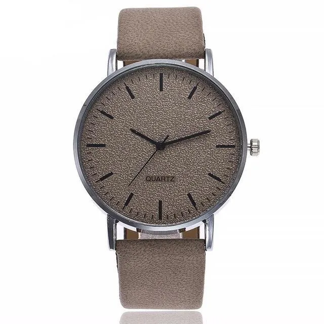 Unisex Watch Leather Strap