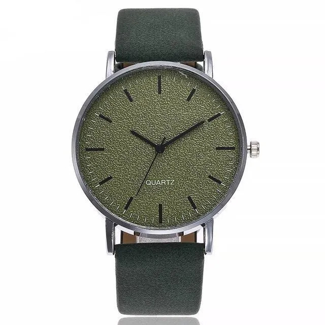Unisex Watch Leather Strap