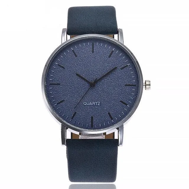 Unisex Watch Leather Strap