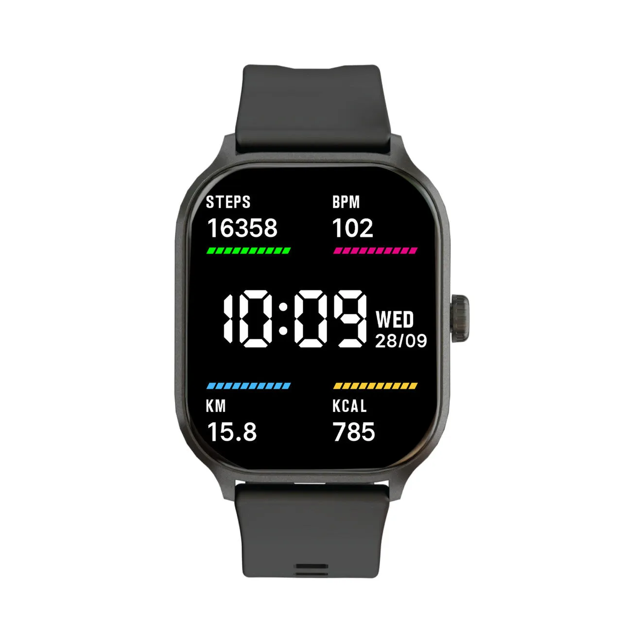 V-Fitness Smart Watch 2"Touch Screen with Health Monitoring (Black)