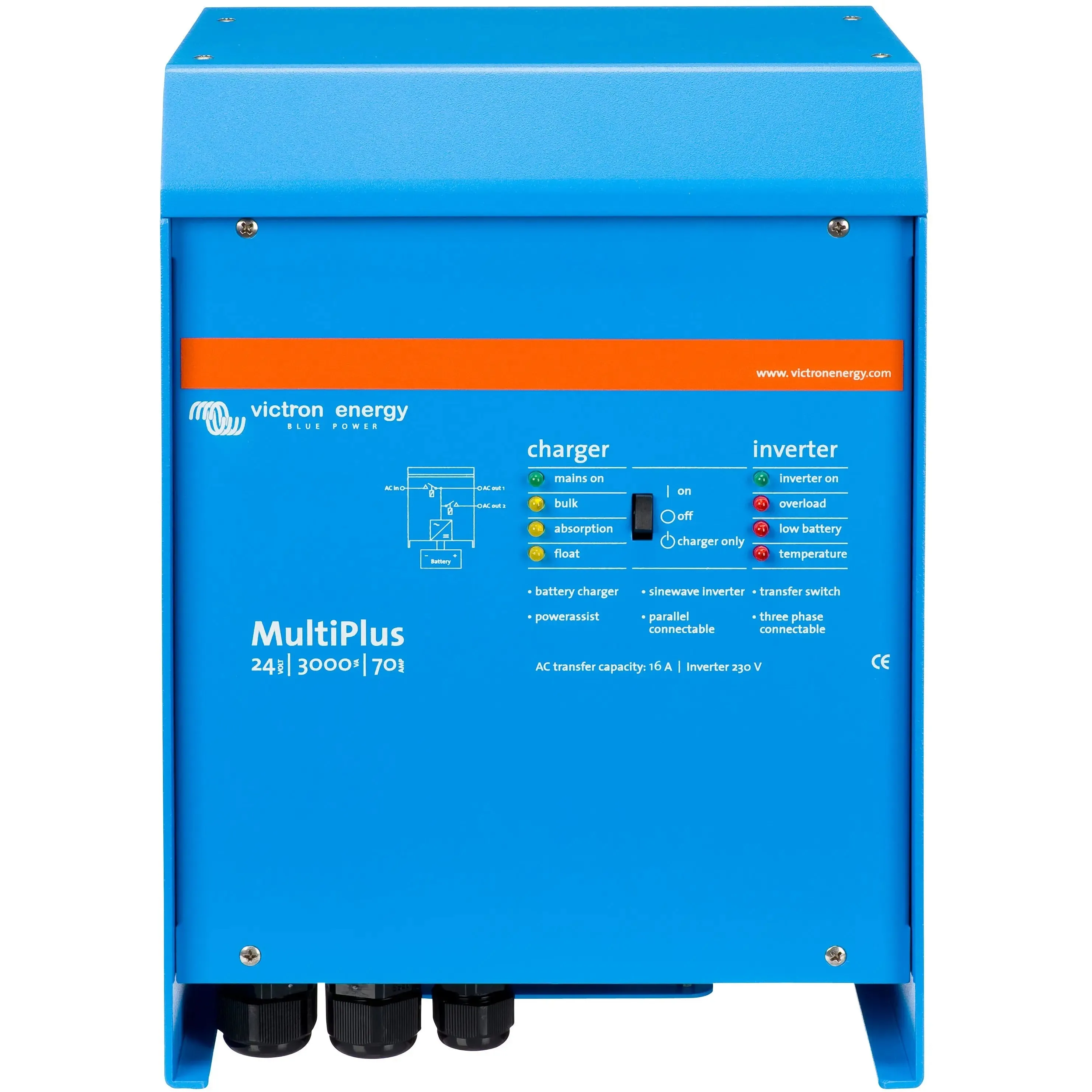 Victron MultiPlus 3000VA/70-50/24 230V VE.Bus [EU Model]