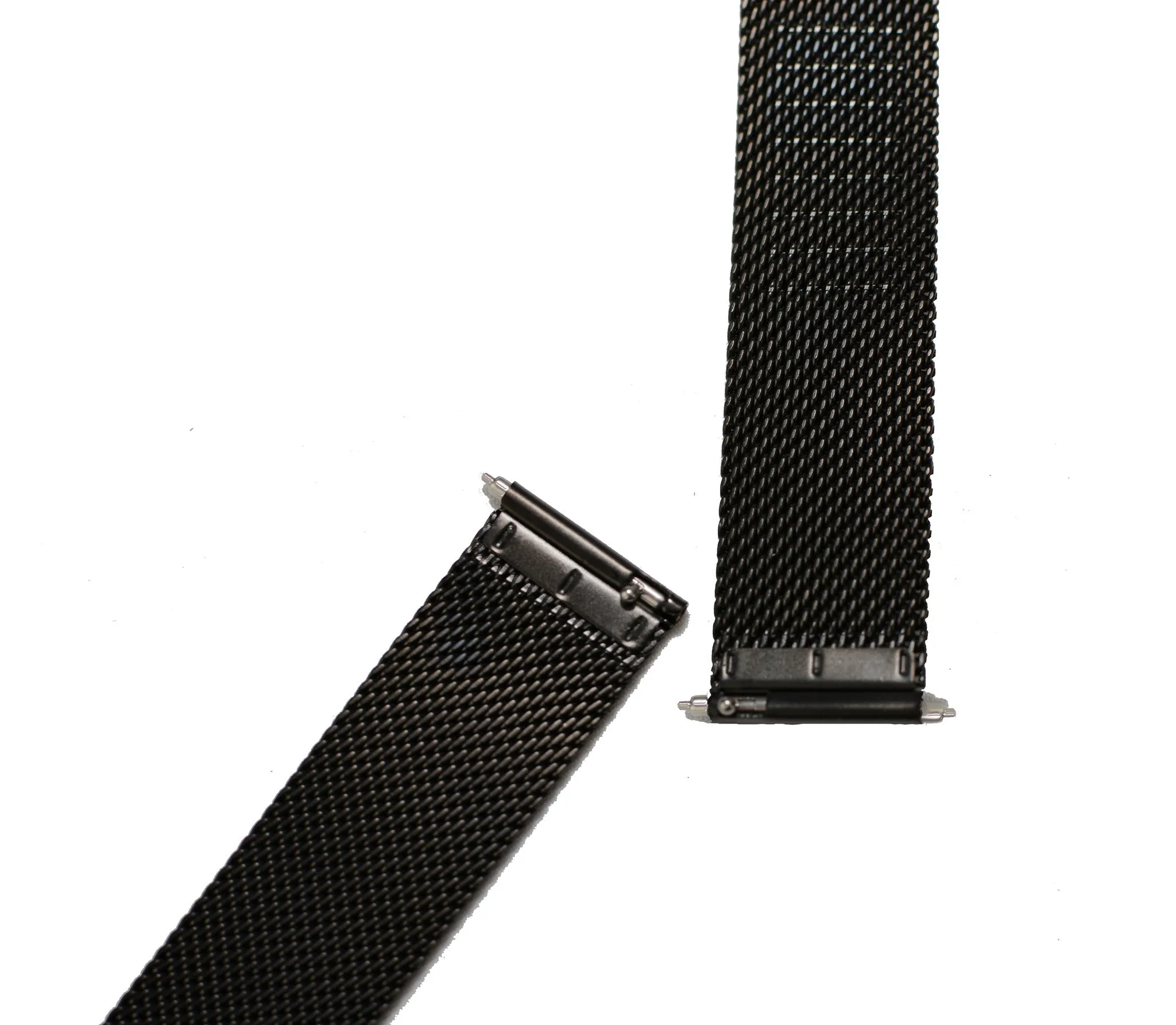 Watch Band- 18mm Black Mesh (For 36mm and 38mm watch cases)