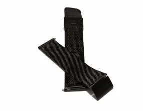 Watch Band- 18mm Black Mesh (For 36mm and 38mm watch cases)