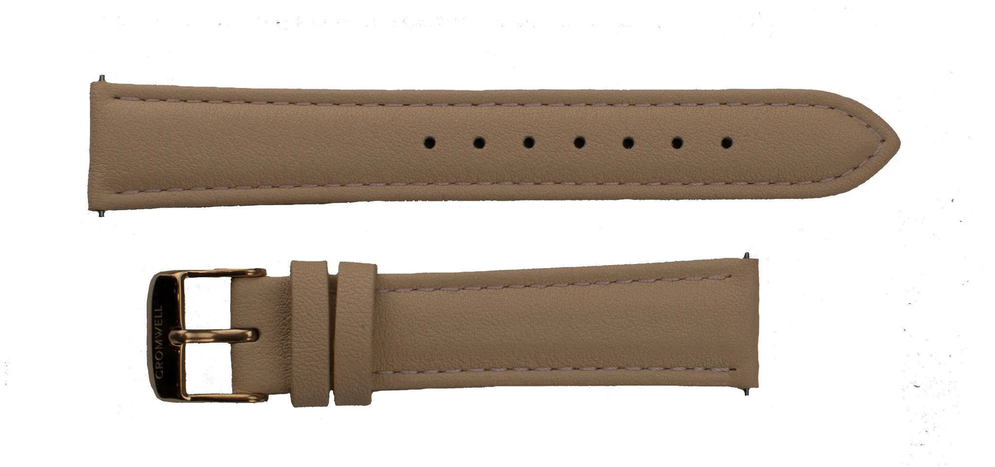 Watch Band- 18mm Nude w/rose gold buckle (For 36mm and 38mm watch cases)