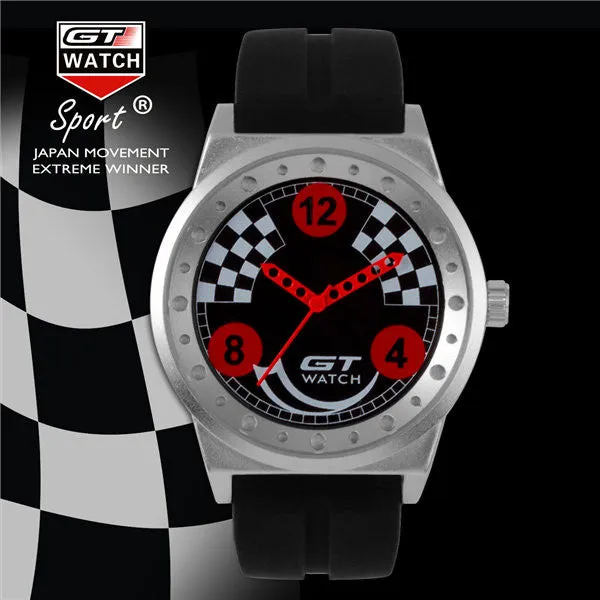 Waterproof GT Authentic Brand Italy Men Watch Fashion Cool Sports Luxury Racing Silicone Clock Wrist Watches relogio masculino H