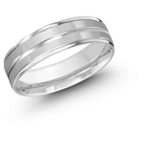 White Gold Wedding Band