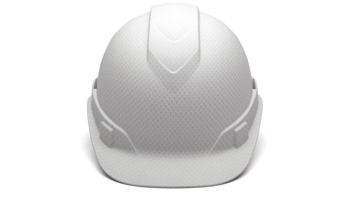 White Ridgeline Cap Style Hard Hat - graphite