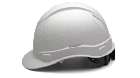 White Ridgeline Cap Style Hard Hat - graphite