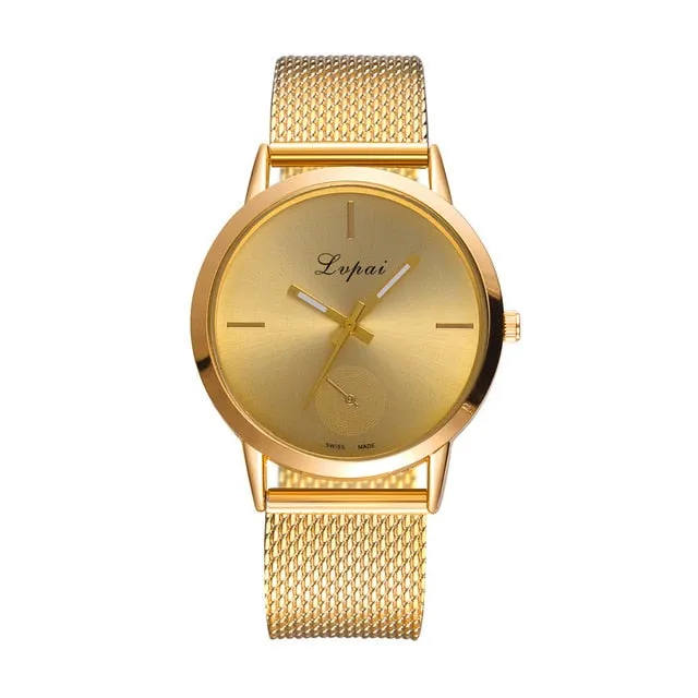 Women's Casual Quartz Silicone strap Band Watches
