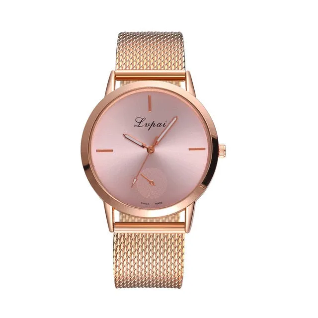 Women's Casual Quartz Silicone strap Band Watches