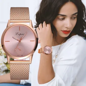 Women's Casual Quartz Silicone strap Band Watches