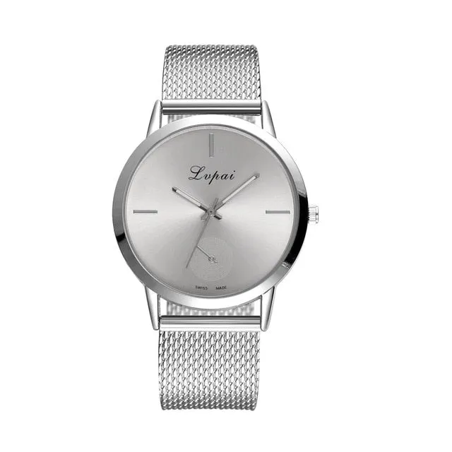 Women's Casual Quartz Silicone strap Band Watches
