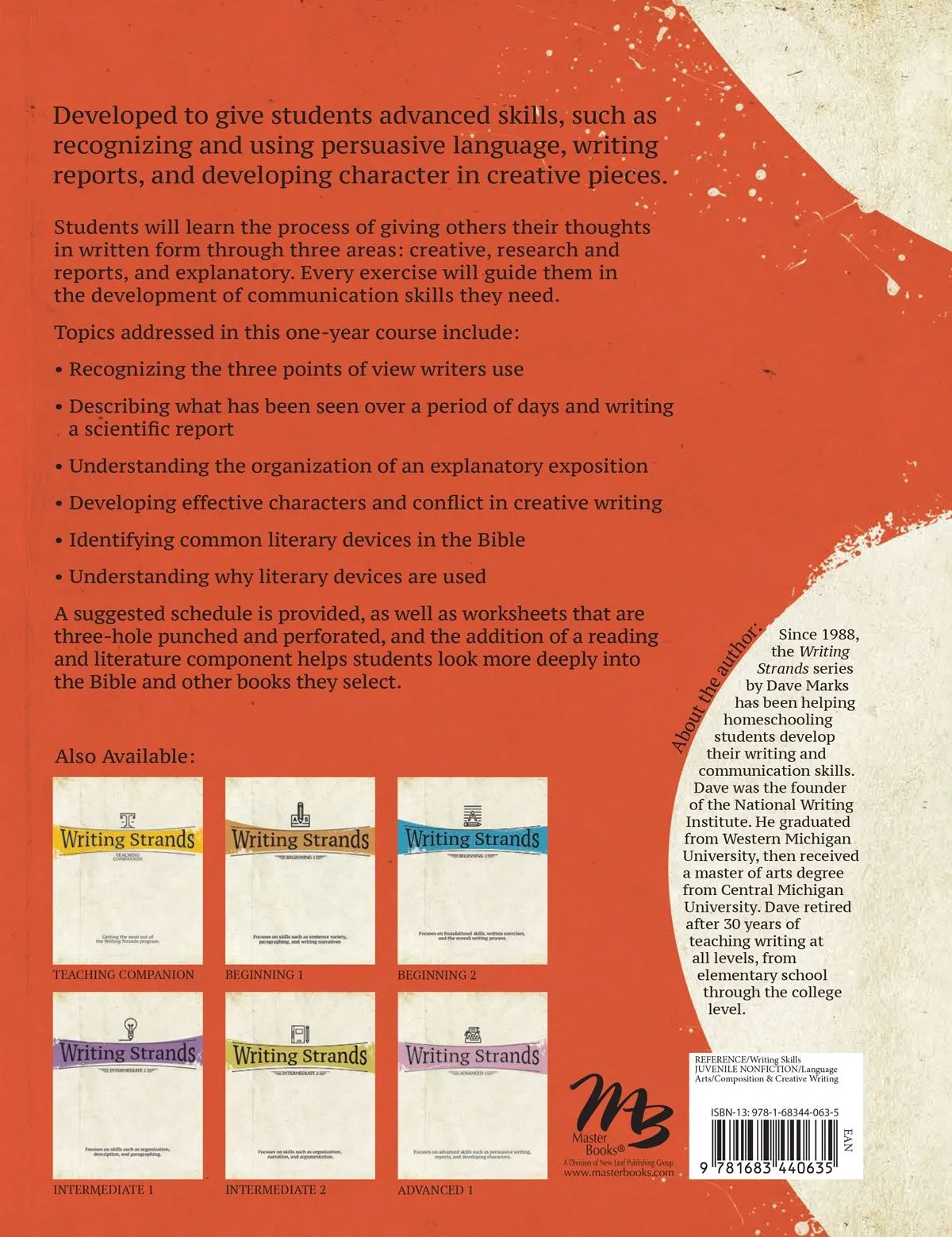 Writing Strands: Advanced 2 (Grade 7-10)