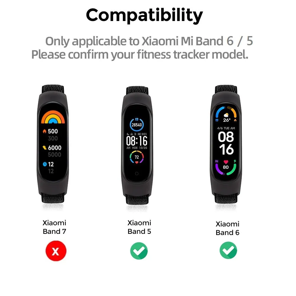 Xiaomi Band 6 /5 | Milanese Watch Band Strap | Black