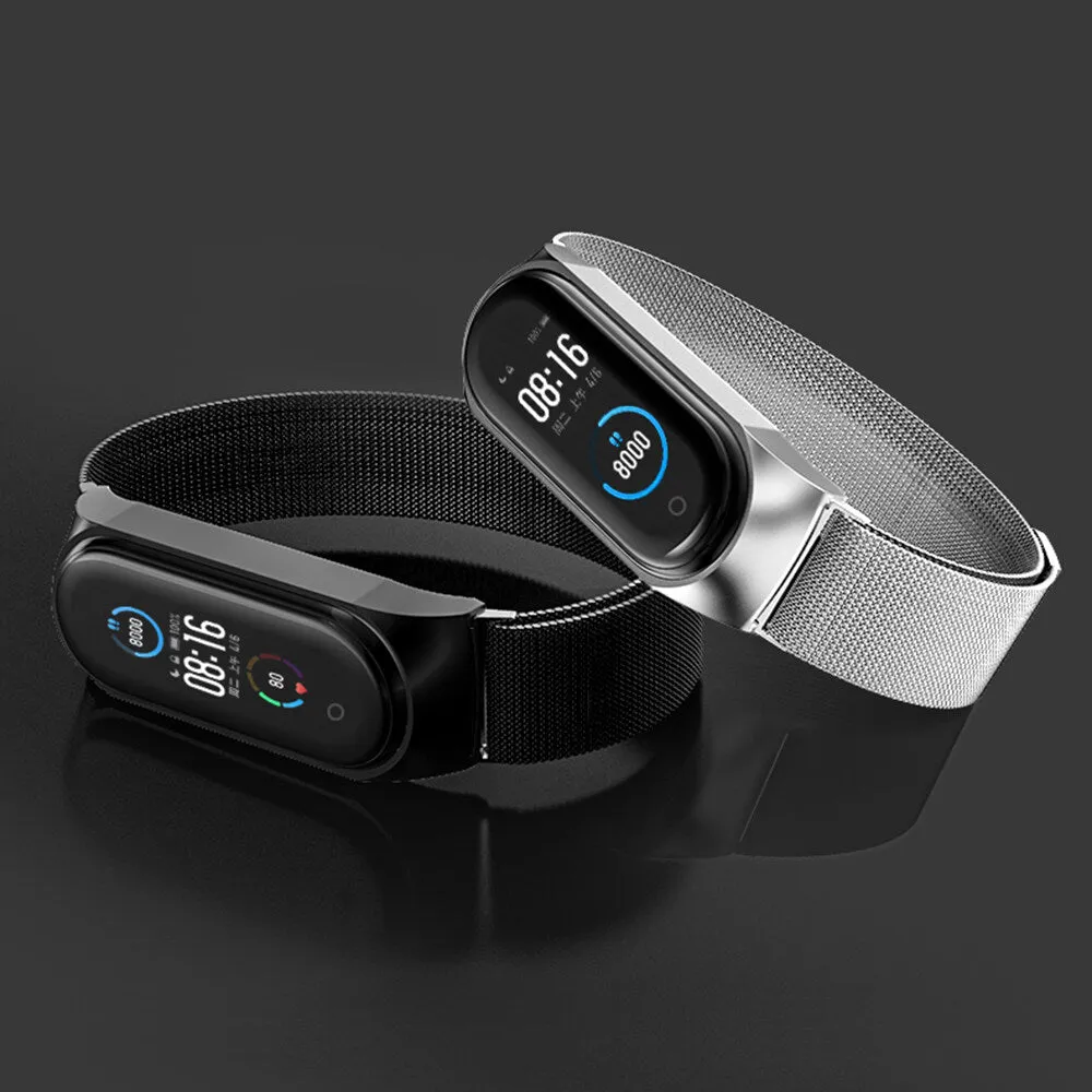 Xiaomi Band 6 /5 | Milanese Watch Band Strap | Black