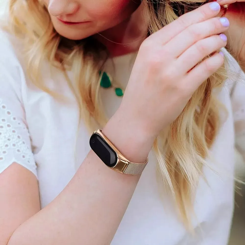 Xiaomi Band 6 /5 | Milanese Watch Band Strap | Black