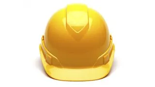 Yellow Hard Hat - Ridgeline Cap (Box of 10)