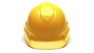 Yellow Hard Hat - Ridgeline Cap (Box of 10)