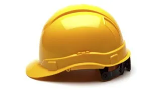 Yellow Hard Hat - Ridgeline Cap (Box of 10)